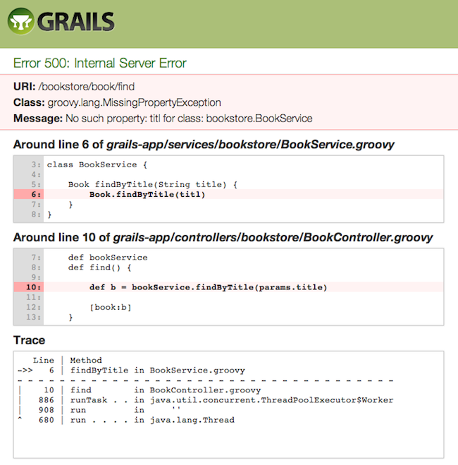 The Grails Framework null